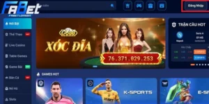 Đăng nhập FABET: Truy cập và tận hưởng giải trí đẳng cấp